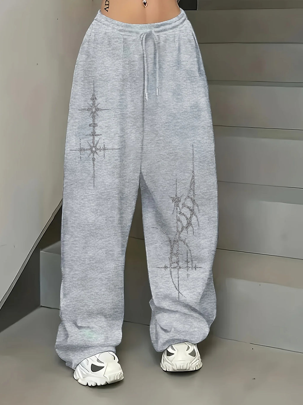 Ladies' New Street Dance Trendy Brand Sports Pants Autumn and Winter New Neutral Sports Casual Sports Pants