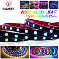 WS2818 Led Lights DC12V WS2818 RGB Led Strip Light Individually Addressable Smart WS2811 Pixels Magic Light Black PCB IP65 Strip