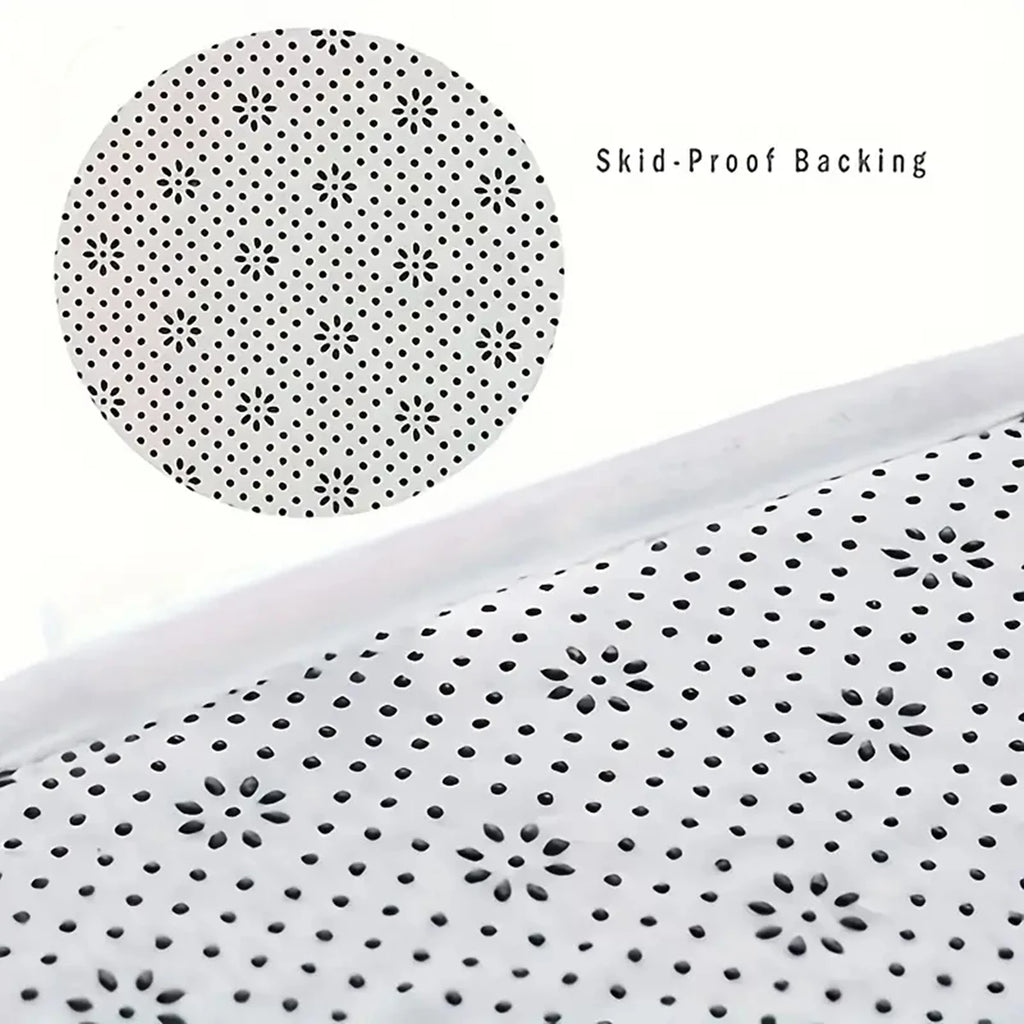 1pc long strip thickened kitchen floor mat flannel non-slip bathroom absorbent mat home door dirt-resistant foot mat