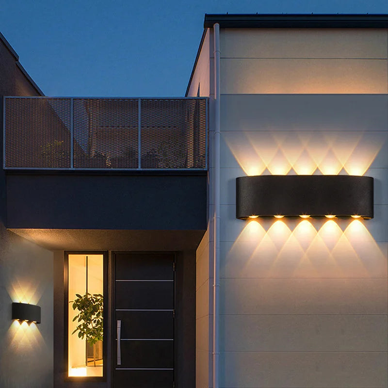 DAMIASMIL Modern IP65 Waterproof Wall Lamp Outdoor LED Wall Lights for Garden Sconce Living Room Background Spotlight Decor