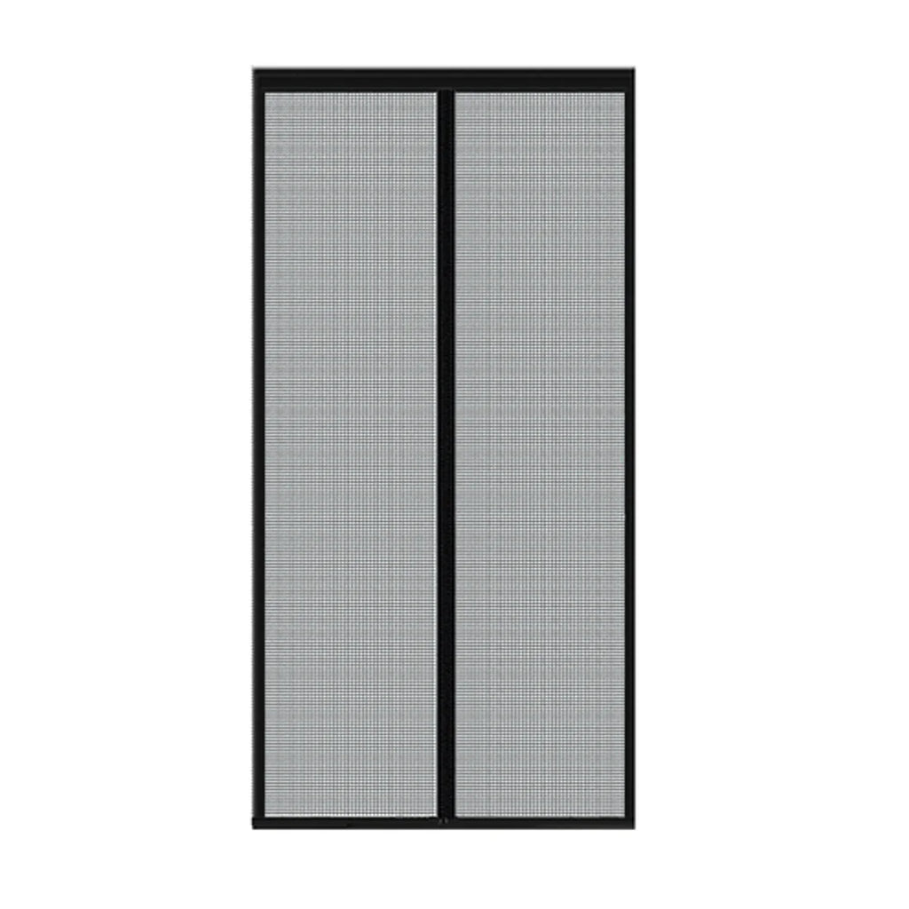 Summer Magnetic Screen Door Fiberglass Mesh Black Magnetic Soft Screen Door Curtain Mosquito-proof Breathable Screen Door
