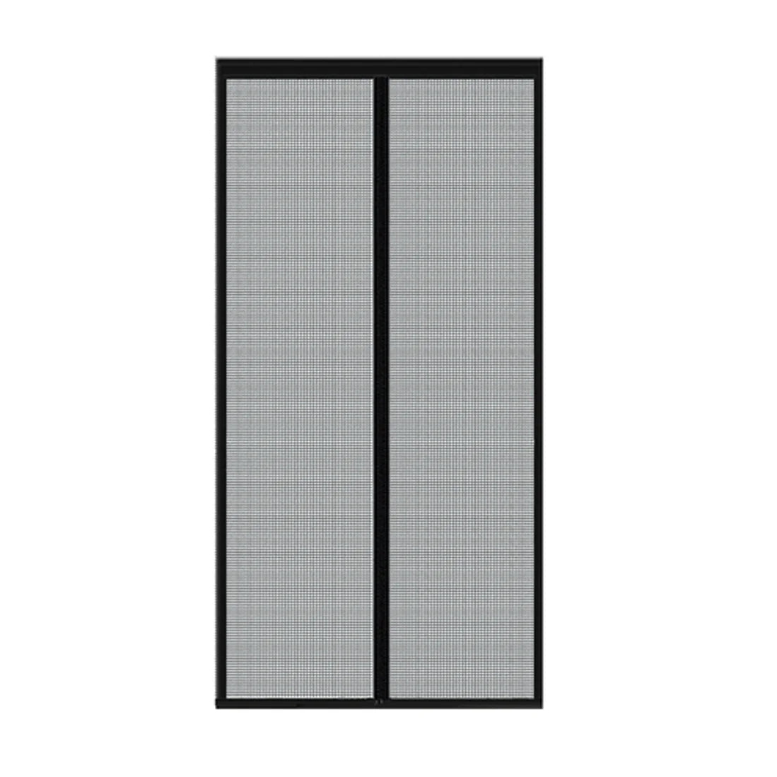 Summer Magnetic Screen Door Fiberglass Mesh Black Magnetic Soft Screen Door Curtain Mosquito-proof Breathable Screen Door