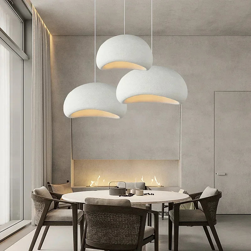 Designer Wabi-sabi Style Chandelier Cream Style Clothing Store Model Room  Restaurant Hotel Loft Villa Shop Lamp