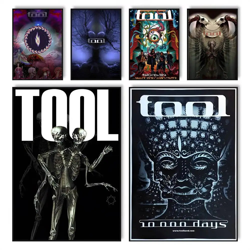 Tool Band Lollapalooza in Texas Poster HD posters Self adhesive waterproof ideal for living room bedroom bar decoration