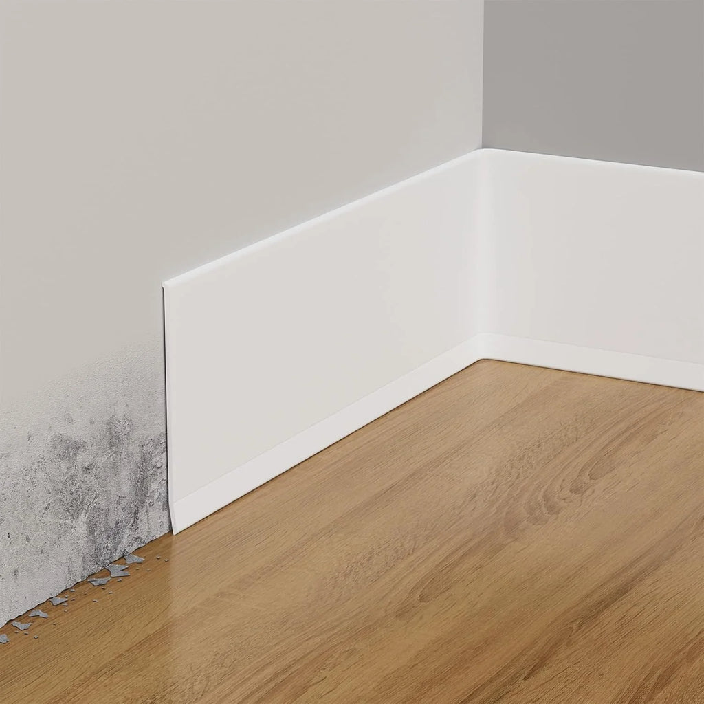 1PC 1/2/3/5/6M Self-adhesive Rubber Skirting Board Waterproof Wall Sticker Edge Closing Strips Living Room Baseboard Decor