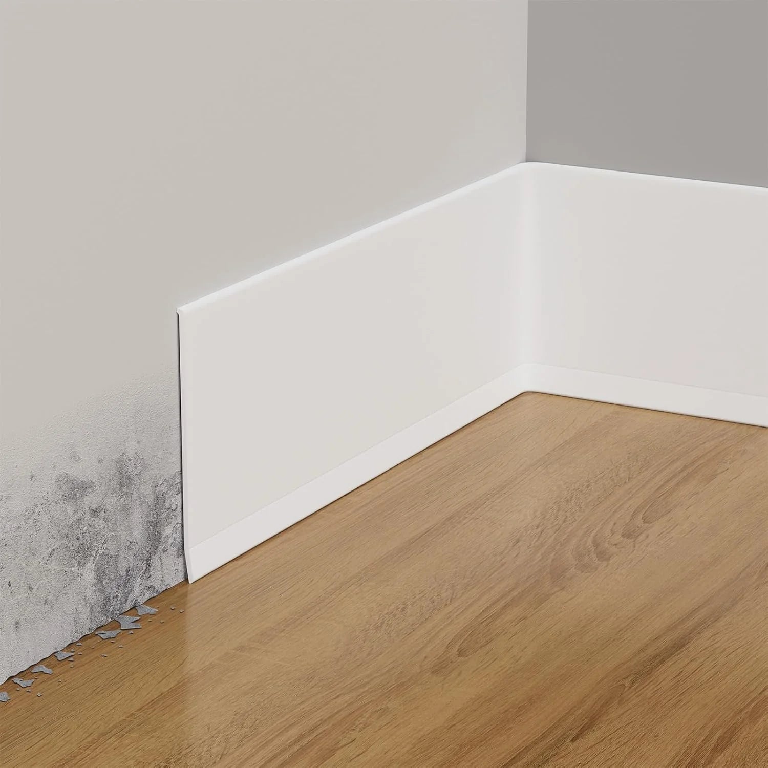 1PC 1/2/3/5/6M Self-adhesive Rubber Skirting Board Waterproof Wall Sticker Edge Closing Strips Living Room Baseboard Decor