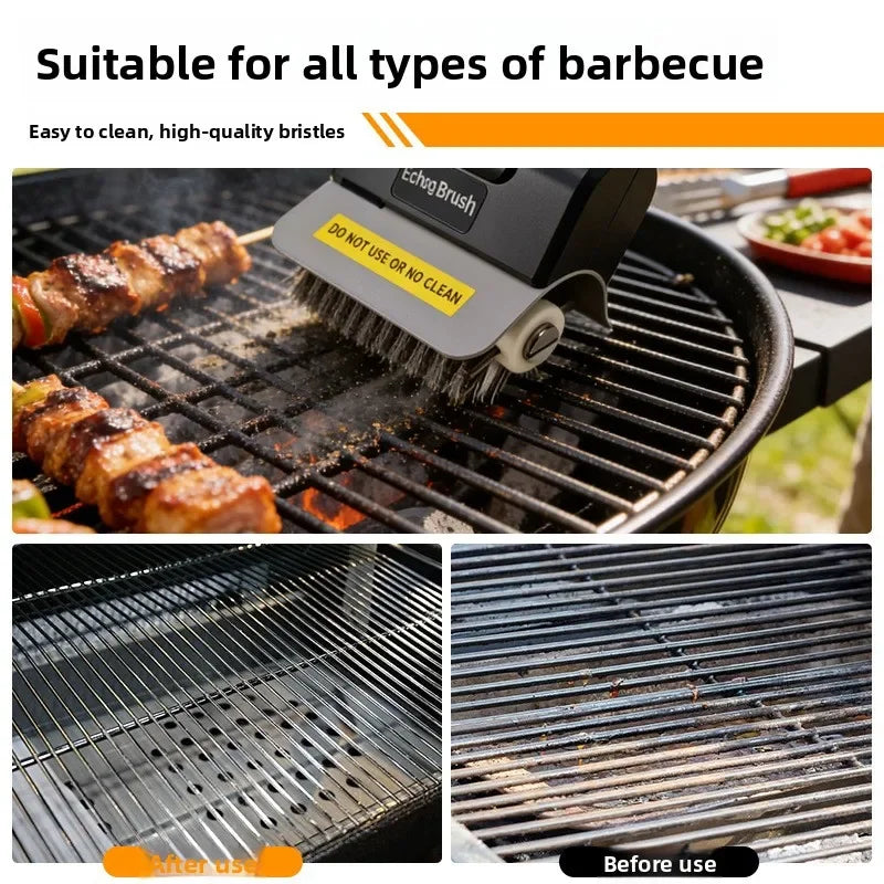 LED Light Electric Grill Brush