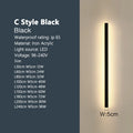 Outdoor waterproof wall lamp LED  strip background wall lamp stair garden lamp living room bedroom bedside ip65 wall lights