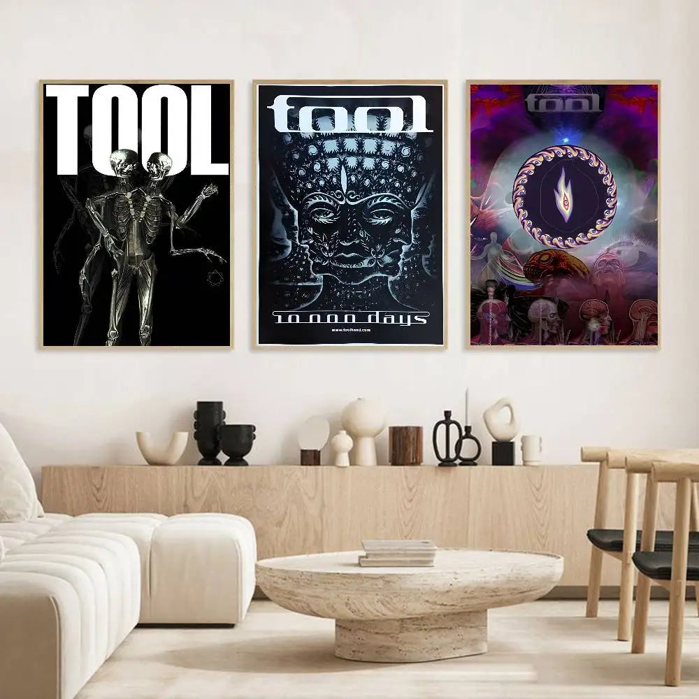 Tool Band Lollapalooza in Texas Poster HD posters Self adhesive waterproof ideal for living room bedroom bar decoration