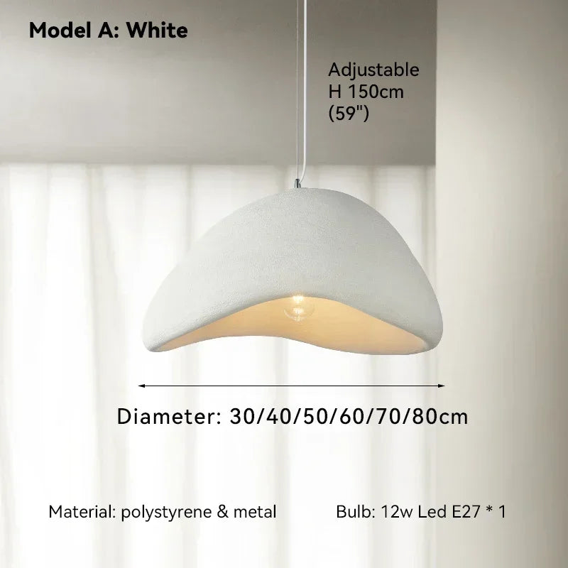 Designer Wabi-sabi Style Chandelier Cream Style Clothing Store Model Room  Restaurant Hotel Loft Villa Shop Lamp