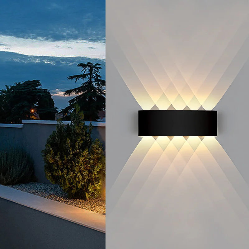 DAMIASMIL Modern IP65 Waterproof Wall Lamp Outdoor LED Wall Lights for Garden Sconce Living Room Background Spotlight Decor