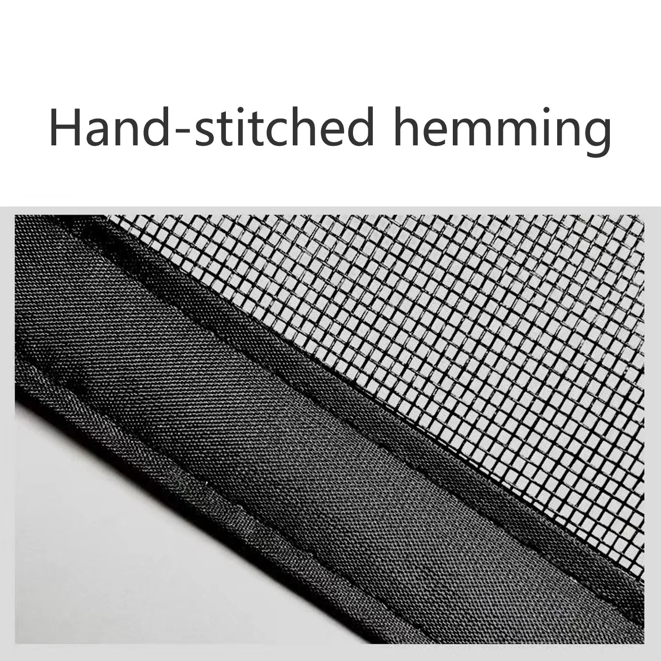 Summer Magnetic Screen Door Fiberglass Mesh Black Magnetic Soft Screen Door Curtain Mosquito-proof Breathable Screen Door