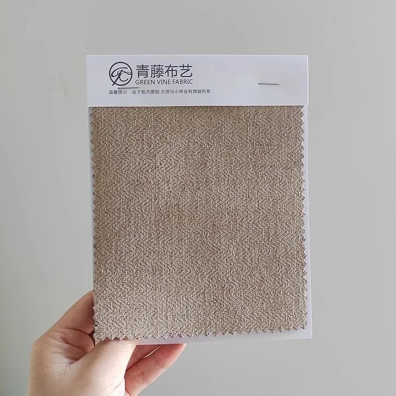 Korean Style Mousse Curtains for Living Room Bedroom Dining Room Cream Blackout Antique Style Curtains Cotton and Linen Curtains