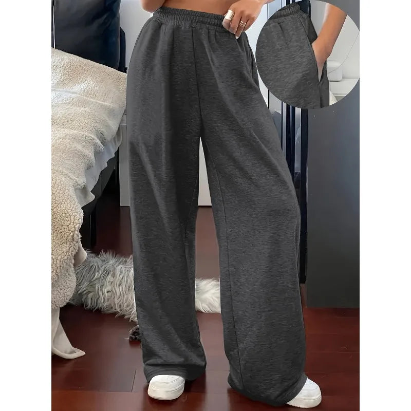 Ladies' New Street Dance Trendy Brand Sports Pants Autumn and Winter New Neutral Sports Casual Sports Pants