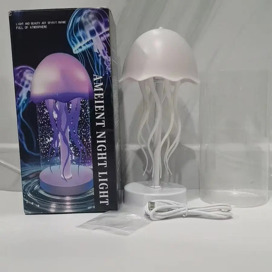 Jellyfish Lamp Can Move The Courtyard Floating Chandelier Colorful Color-changing Desk Lamp Charging Warm Light Night Light