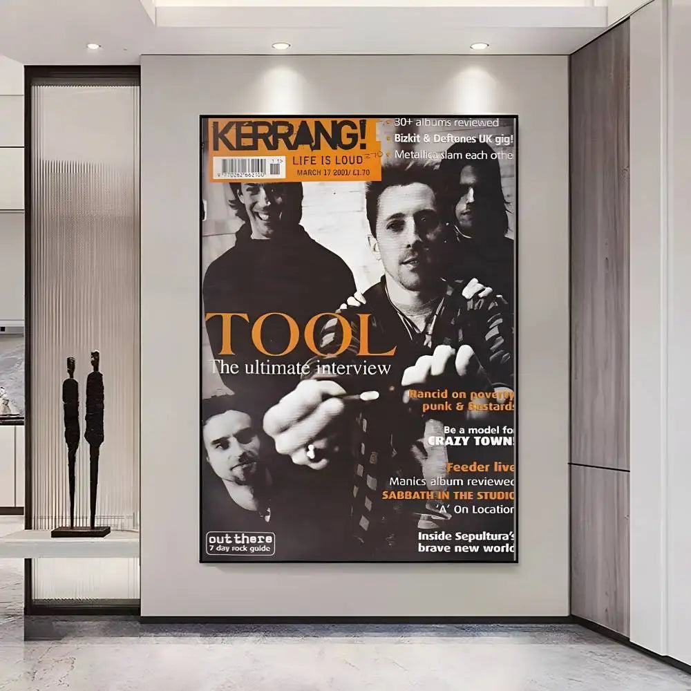 Tool Band Lollapalooza in Texas Poster HD posters Self adhesive waterproof ideal for living room bedroom bar decoration