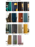 New High Blackout Curtains for Living Dining Room Bedroom Senior Sense Satin Live Room Background Solid Color Textured Custom