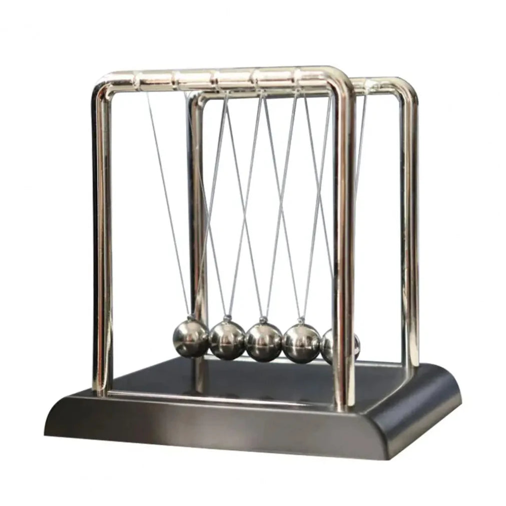 Home Decor Newton's Cradle Metal Pendulum Educational Physics Toy Kinetic Energy Office Stress Reliever Ornament2025new