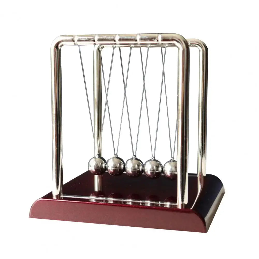Home Decor Newton's Cradle Metal Pendulum Educational Physics Toy Kinetic Energy Office Stress Reliever Ornament2025new